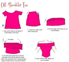 how to make an off the shoulder top with sleeves and necklines in 3 easy steps