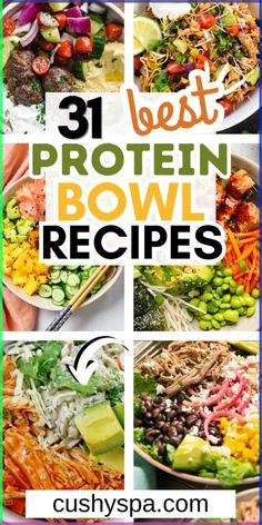 Hi Protein Diet Plan, Protein Veggie Bowls, Best Bowl Recipes, Health Protein Meals, High Protein Anti Inflammation Meals, Protein Bowl Ideas, Protein Bowls Recipes, High Protein Paleo Meals, Protein Bowls Lunch