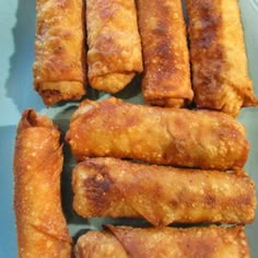 some fried food is on a plate and ready to be eaten