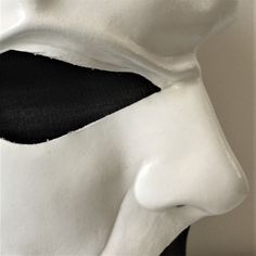 DESCRIPTIONHaunt the Paris Opera House Palais Garnier! You'll steal the stage in this extremely detailed white leather half-face mask is fabulous for theatre productions, masquerade balls, Mime costume or Halloween parties. Waterproofed, so fantastic for outdoor theater, Renaissance Festivals, or Burning Man. Any color. Waterproofed leather, glossy or matte finish, & several choices to affix the mask (cord, elastic, ribbon, waterproof cord, or no holes for adhesive). Measurements: 8" high x Venetian White Mask For Costume Party, White Masks And Prosthetics For Carnival Costume Party, White Masks For Carnival Costume Party, Halloween White Masks And Prosthetics For Costume Party, White Venetian Masquerade Mask For Costume Party, White Masquerade Mask For Halloween Costume, White Masks And Prosthetics For Carnival Masquerade, White Masks And Prosthetics For Masquerade Carnival, White Venetian Mask For Costume Party