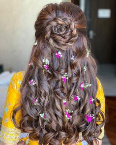 Open Hair, Bridal Hairdo, Indian Wedding Hairstyles, Open Hairstyles, Long Hair Wedding Styles, Indian Bridal Hairstyles, Front Hair Styles