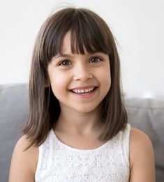 Girl Haircut With Bangs Kids, Preschool Girl Haircut, Bangs For Girls Kids Haircuts, Girls Bangs Haircut, Girls Haircut With Bangs Kids, Haircut For Kids Girl, Bob Cut For Kids, Toddler Girl Haircut With Bangs