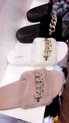 Fluffy Shoes, Jordan Shoes Girls, Fashion Slippers, Fresh Shoes, Swag Shoes, Slides Shoes