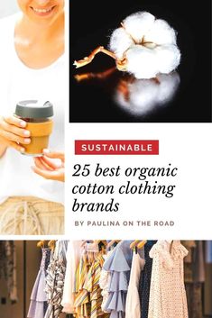 Are you looking for the best organic cotton brands? In this complete guide, you'll find a hand-picked selection of great organic cotton clothing for women and men! Organic cotton fabric is not only gentler to the skin but it's also eco-friendly and a great example of sustainable fashion. Find also organic cotton dresses and organic cotton clothes for men and tips for organic cotton yarn. #organic #organiccotton #ecofriendly #sustainable #sustainablefashion #ecofriendlyfashion #ecofashion Organic Linen Clothing, Organic Style Clothing, Organic Womens Clothing, Vegan Hiking Boots, Cute Clothes To Buy, Hidden Travel Gems, Ethical Swimwear, Clothing Apps, Organic Clothing Women