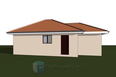 Simple 3 Room House Plan Pictures | 4 Room House | NethouseplansNethouseplans