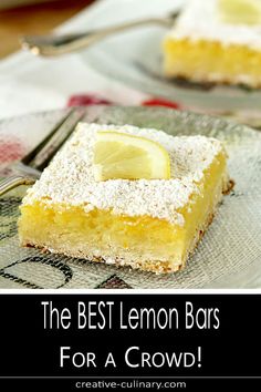 the best lemon bars for a crowd