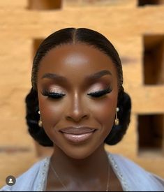 Maquillage Yeux Cut Crease, Brides Hair, Brown Girls Makeup, Makeup Is Life