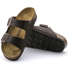 Arizona Natural Leather Oiled Birkenstock Men, Birkenstock Sandals Arizona, Two Strap Sandals, Simple Sandals, Mens Boots Casual, Stylish Sandals, Birkenstock Arizona, Birkenstock Shoes, Comfortable Sandals