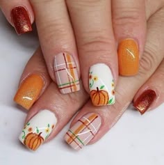 Thanksgiving Nail Art Designs, Thanksgiving Nails Fall, Cute Thanksgiving Nails, Thanksgiving Nails Design Fall, Nails Acrylic Coffin