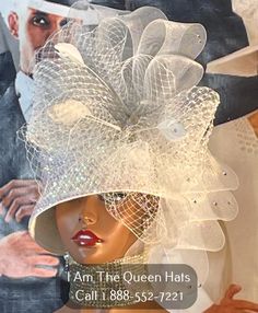 I Am The Queen, Vintage Straw Hat, Queen Hat, Knit Suits, African Prom Dresses, Sinamay Hats