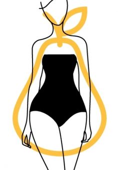 a drawing of a woman in a black swimsuit with a yellow circle around her