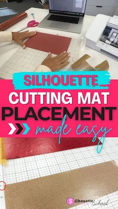 silhouette cutting mat placement made easy with the silhouette cutting mat attachments and machine