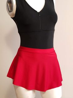 "READY to SHIP!! Hi-Leg \"SAB\" style ballet skirt - Moderate Fullness, Clean Serged Seams 1 AVAILABLE and in stock Fits Adult X-Small or Child Large Shiny Milliskin Spandex Fabric in \"Brick\" Red X-Small: 20\"-24\" waist 10.5\" front length 12.5\" back length 8.5\" side length Dimensions include a 1\" waistband  USPS First Class Shipping Included within US. Additional Shipping charges outside of US and/or Expedited Shipping" Brick Red, Spandex Fabric, Ballet Skirt, Spandex, Womens Skirt, Ballet, Bathing Beauties, Thing 1, Couture