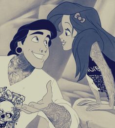 punk disney | Tumblr Disney Princess Tattoo