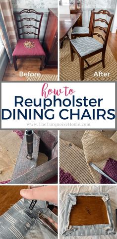 how to reupholster dining chairs with the help of an upholstered chair