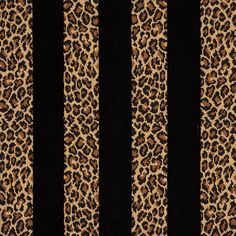 an animal print fabric with black stripes