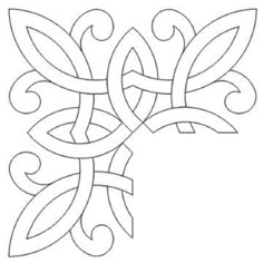 an intricate design in the shape of a cross