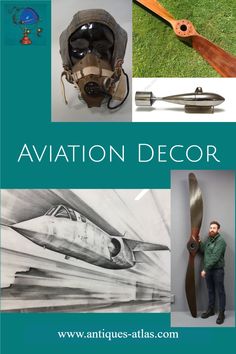 the cover of an article about aviation decor