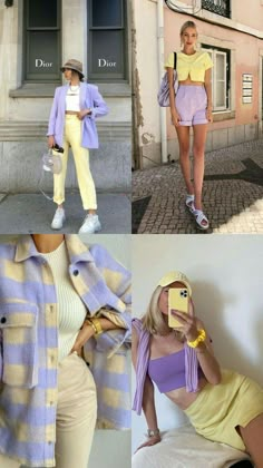 Color Outfits, Color Combos Outfit, Color Blocking Outfits, Color Combinations For Clothes, Purple Outfits, Mode Inspo, Looks Chic, Inspired Outfits, Colourful Outfits