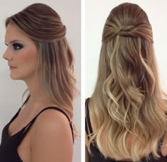 Bridal Hairstyles With Braids, Long Face Hairstyles, Face Shape Hairstyles, Bridesmaid Hair Updo, Brown Blonde Hair, Braids For Long Hair, Model Hair