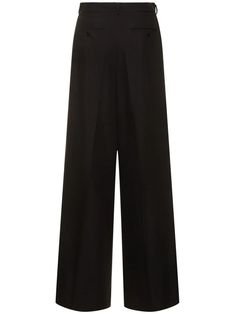 Diletta wide leg pants - Weekend Max Mara - Women | Luisaviaroma Weekend Max Mara, Sports Brands, Flat Espadrilles, Swim Accessories, Heeled Loafers, Shearling Jacket, Max Mara, Swimwear Tops, Cloth Bags