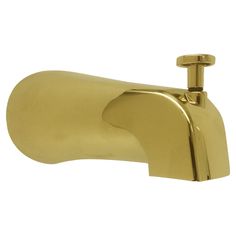 Complete your Coralais bath collection with this tub spout!The Kohler K-15136-PB wall-mount tub spout from the Coralais collection brings sleek and simple style to your bath and coordinates effortlessly with Coralais faucets, accessories, and showering components to complete your bathroom. It comes in a polished brass finish to match your bathroom aesthetics. It is further enhanced with a Kohler Finish (a special finish designed by Kohler) that keeps your bathroom fixture looking like new for life. Constructed with metal, this 4-7/8-in tub spout guarantees long-lasting durability and resistance to wear and tear, making it a valuable addition to your bathroom.This Kohler K-15136-PB tub spout incorporates a pull-up diverter, so you can conveniently switch between tub and shower options, offe Shower Options, Kohler Faucets, Bathroom Aesthetics, Kohler Faucet, Corner Tub, Bath Collection, Commercial Bathroom Sinks, Tub Shower Doors, Tub And Shower