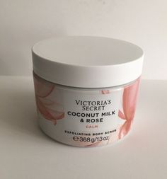 #ad Victoria's Secret Calm Coconut Milk & Rose Exfoliating Body Scrub 13 Oz, 368 g Victoria Secrets Coconut, Exfoliating Body Scrub, Walnut Shell, Skin So Soft, Body Scrub, Coconut Milk