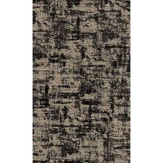 an abstract black and white rug