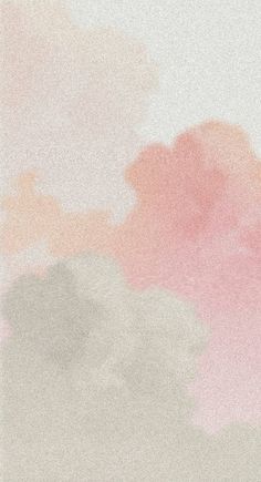 an abstract painting with pink and grey colors