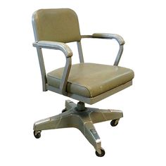 an office chair with no wheels is shown