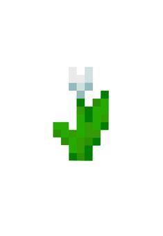 a pixelated image of a cactus on a white background