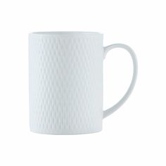 a white coffee mug on a white background