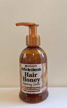 Garnier Whole Blends HAIR HONEY Repairing Serum Leave in Serum 5.1 oz | eBay Garnier Whole Blends, Whole Blends, Honey Shampoo, Hair Therapy, Honey Hair, Hair Growth Oil, Hair Serum, Hair Tips, Kitchen Style