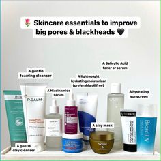 Sharing some skincare essentials to improve enlarged pores and clogged pores (blackheads or whiteheads) 🫶🏼🤍

While pores don’t close and open like doors, there are still multiple ways to improve their appearance by using the proper skincare ingredients 🥰 among them, a clay mask or even Niacinamide will definitely help 🫶🏼 and of course, never forget to apply sunscreen every day as the sun is not friendly for enlarged pores ☀️

When it comes to clogged pores (blackheads or whiteheads), a proper double cleansing every night, as well as using BHA (Salicylic Acid) once per week and a proper moisturizer will for sure help you get rid of these annoying clogged pores 🖤 Skincare For Redness, Open Pores On Face, Best Drugstore Sunscreen, Pores On Face, Big Pores, Lip Care Tips, Nighttime Skincare Routine, Hydrating Skincare