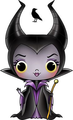 an image of a cartoon character with horns