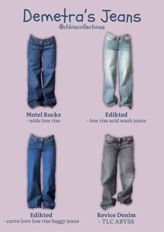 The jeans that we all love! Demetra's jean collection is a dream. #demetra #demetrajeans #demetraclothes #aesthetic #lowwaistedjeans #jeans Demetra Jeans, Pants Guide, Jean Collection, Low Waisted Jeans, Cute Clothing Stores, Jean Large, Jeans Collection, Trendy Outfits For Teens, Outfit Inspo Casual