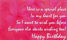 pink flowers with the words happy birthday written in white ink on a bright red background