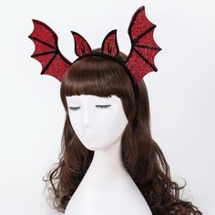 This Unique Piece Is A Wonderful Addition To Your Wardrobe And Your Style; Sure To Get Lots Of Compliments! Great For Halloween Or Anytime! Gshmvk0060008qw Bat Wing Headband, Bat Headband, Cartoon Bat, Disney Headbands, Horn Headband, Felt Hair Clips, Metal Crown, Ball Hairstyles, Rhinestone Hair Pin