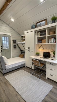 Small Cabin Decor Foldable Desks, Cabin Room Ideas, Cabin Room, Foldable Desk, Multipurpose Room