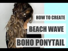 The Boho hairstyle is great for people who loves natural "undone" finished look.Please Like and Subscribe :)Instagram https://www.instagram.com/bcwtutorial/U... Boho Ponytail, Boho Hairstyle, Beach Wave, Ponytail Hair, Love Natural, Like And Subscribe, Beach Waves, Ponytail Hairstyles, Hair Tutorial