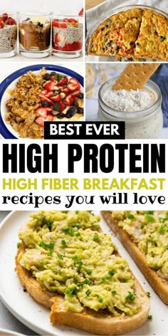 the best high protein high fiber breakfast recipes you will love