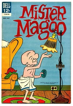 the cover to mister mago, with an image of a man holding a lamp