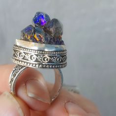 Brand New Handmade Titanium Crystal Druzy Antique Design Silver Statement Ring. Size 8.75 925 Stamped New To Poshmark? Use Referral Code Kimberlyn222 To Receive $10. Leda Muir, Titanium Crystal, Tapestry Wall Art, Statement Ring Silver, Antique Design, Tapestry Wall, Design Silver, Womens Jewelry Rings, Statement Ring