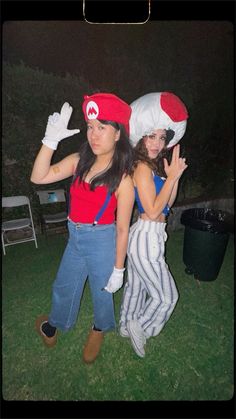 #marioparty #toad Mario Toad Costume Women, Womens Toad Costume, Toad And Toadette Costume Diy, Toad Diy Costume, Toad Costume Diy Women, Mario Toad Costume, Toad Halloween Costume, Mario Kart Toad Costume