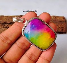 Metal:- 925 Sterling Silver Style:- Pendant Gemstone:- Rainbow Solar Quartz Color :- Multi Shipping Policy:- I mainly use USPS , DHL, UPS, On Point, FedEx for the shipping of goods depending on the amount and days that you have ordered. Usually under normal circumstances the standard delivery(USPS / On Point) take about 10-15 days to reach you . The processing of the order takes around 1-3 Days to get it ready for shipping. This Ring have 925 Stamp Suitable for use in everyday situations, or can also be used as a gift. Unique design will make a special attraction for the wearer. I make my jewellery with passion and love. The perfect gift for a Special occasion Wholesale Orders Accept on Wholesale Price..,,..,, Thanks For Visiting Quartz Color, Woman Jewelry, Quartz Colors, Silver Style, Jewelry Pendant, Quartz Pendant, Gemstone Pendant, Handmade Silver, Pendant Jewelry