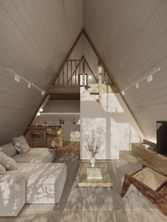 a living room filled with furniture and a flat screen tv on top of a wooden floor