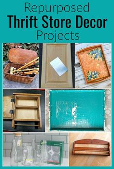 there are many different items that can be used to decorate the furniture in this project