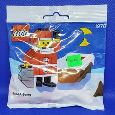 a bag with a lego character on it