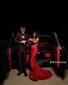 Prom Inspo Couples, Couples Prom Outfits, Couples Prom, Red Dress Prom, Fancy Aesthetic, Pictures Couples