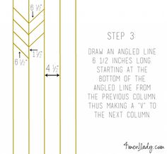 step 3 draw an angled line 6 / 12 inches long starting at the bottom of the angled line from the previous column